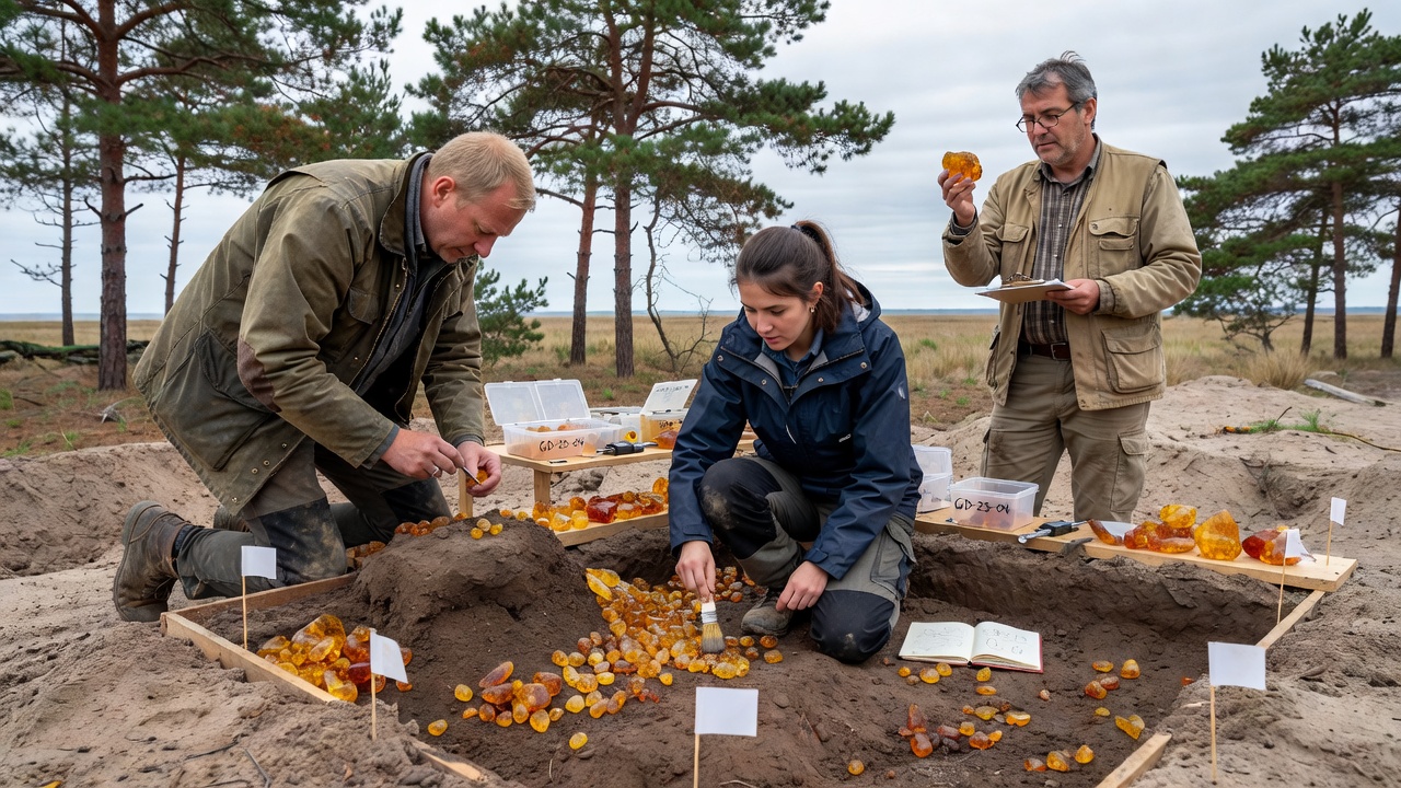 New Baltic Amber Fossil Site Unearthed Near Gdansk